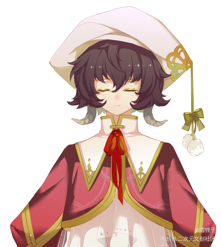 一张自设简单做了个纸娃娃玩_立绘日系自设原创oc绘画作品