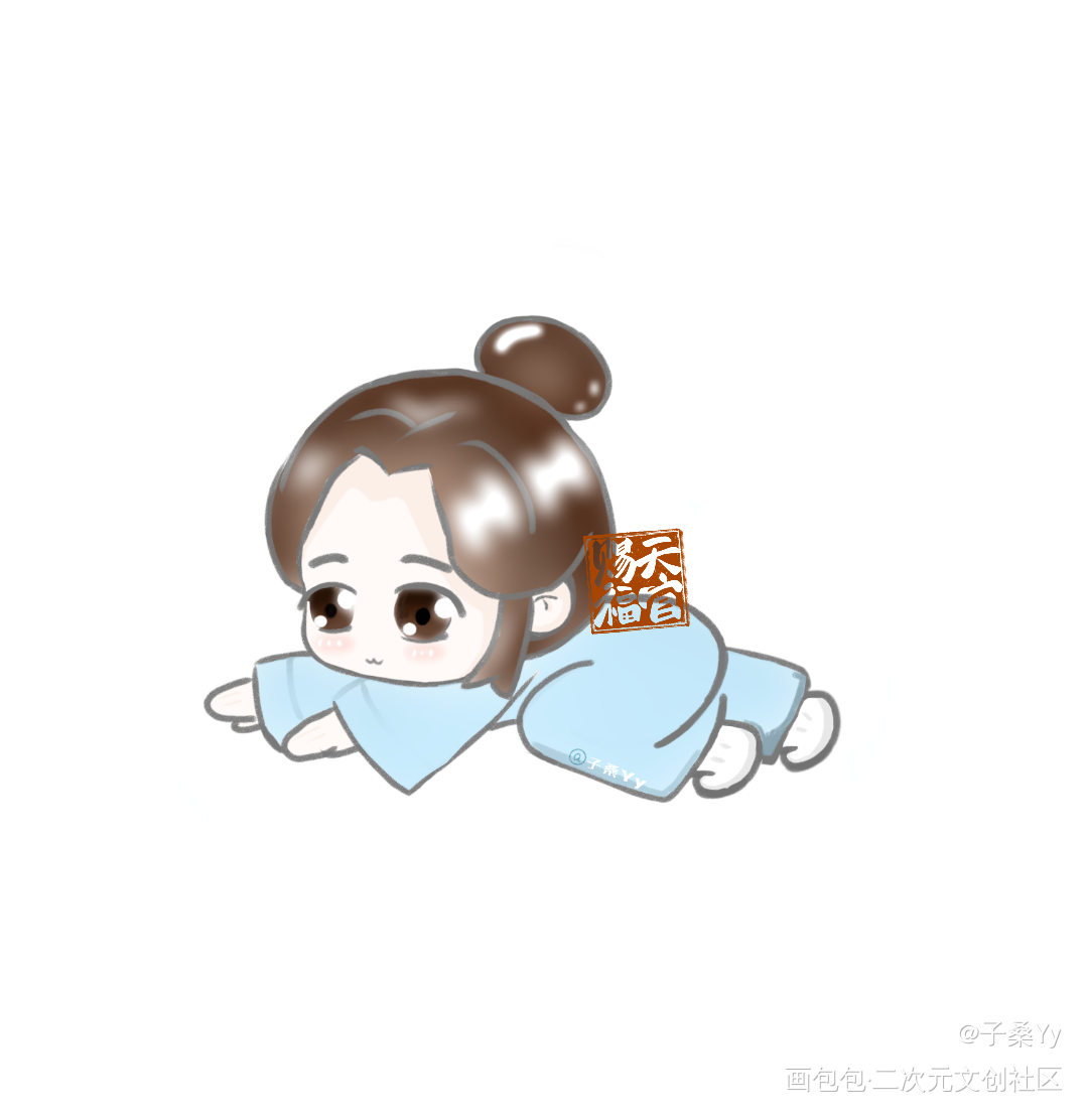 小怜怜_天官赐福花怜谢怜Q版墨香铜臭绘画作品