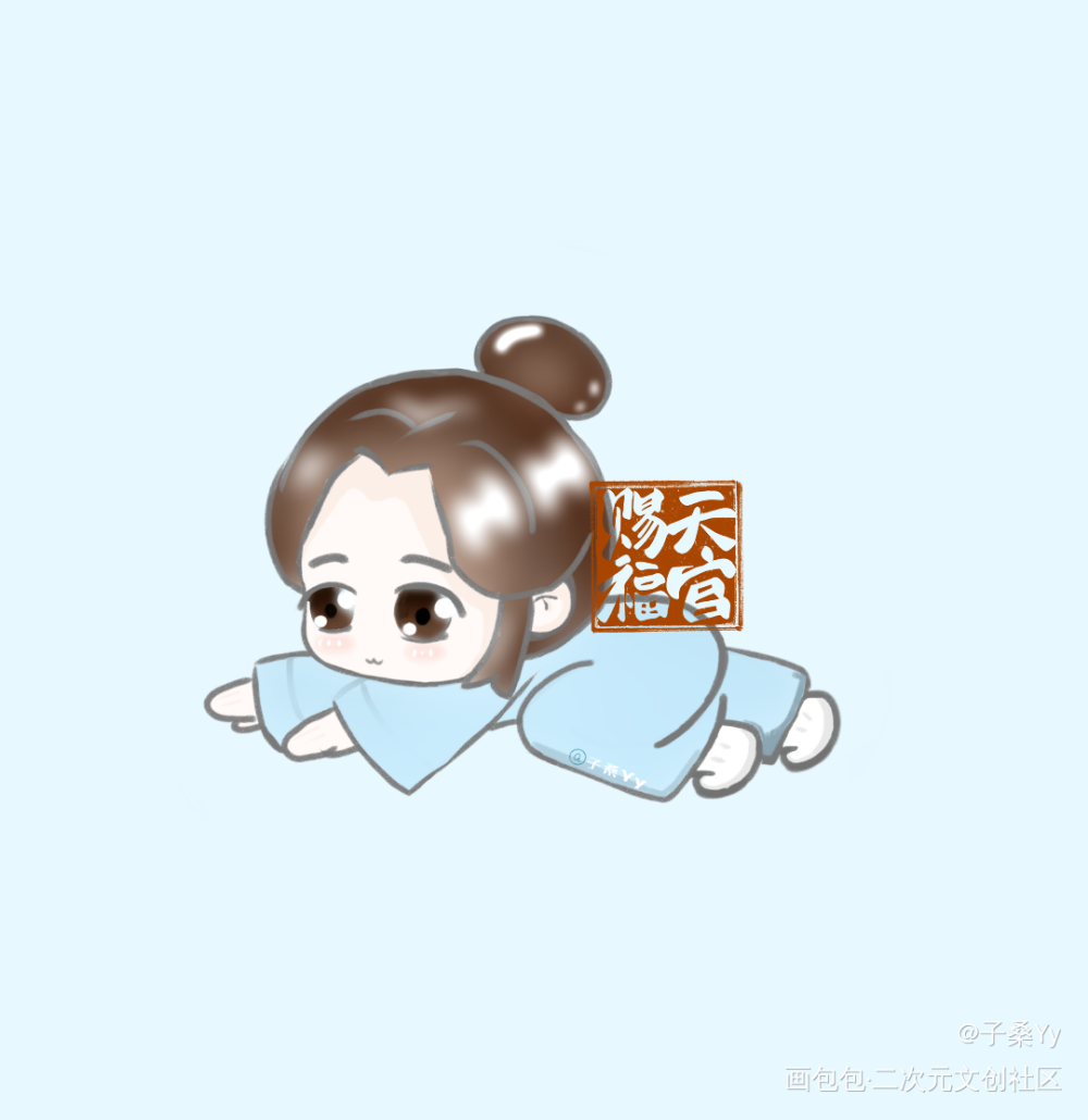 小怜怜～_天官赐福花怜谢怜Q版墨香铜臭绘画作品