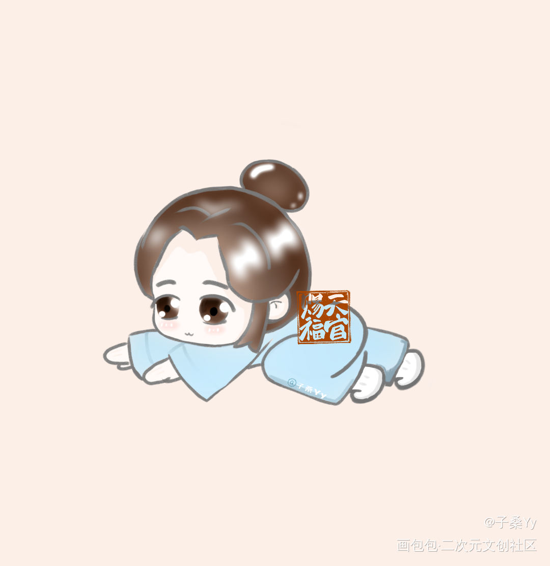 小怜怜～_天官赐福花怜谢怜Q版墨香铜臭绘画作品