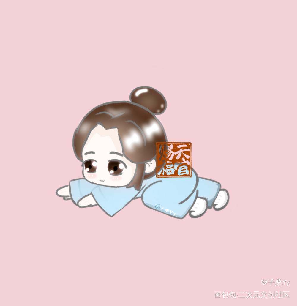 小怜怜～_天官赐福花怜谢怜Q版墨香铜臭绘画作品