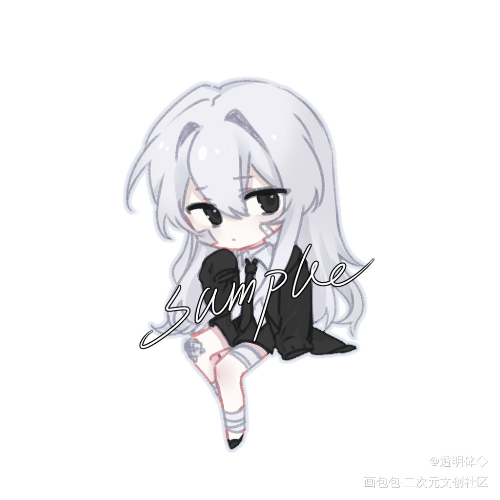_Q版付费委托约稿板绘绘画作品