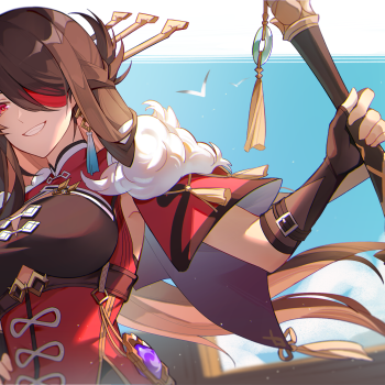 原神北斗日系插画绘画作品