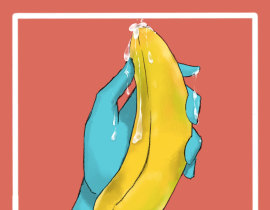 《香蕉君，你怎么（）了？》_绘画作品