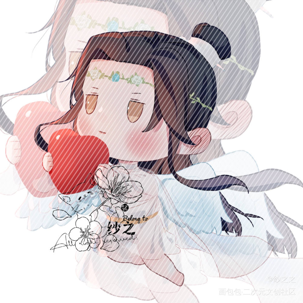 魔道-忘羡-（33）_魔道祖师忘羡蓝忘机魏无羡Q版绘画作品