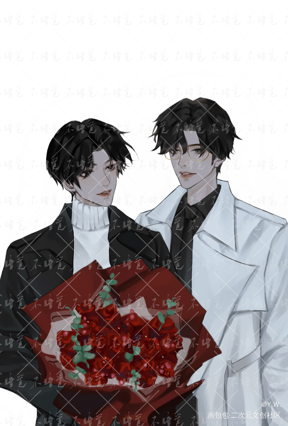 _两A相逢必有一O绘画作品