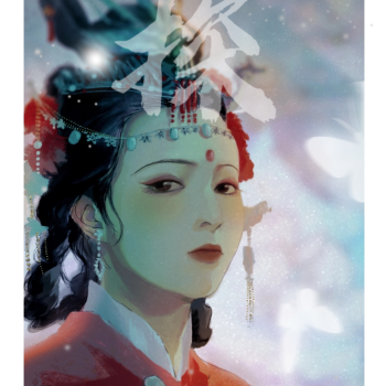 探春_红楼梦古风插画绘画作品