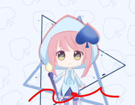 守护甜心_绘画作品