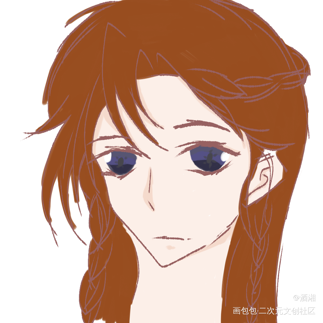 _手绘平涂绘画作品