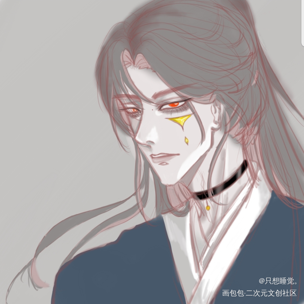oc_古风平涂原作绘画作品