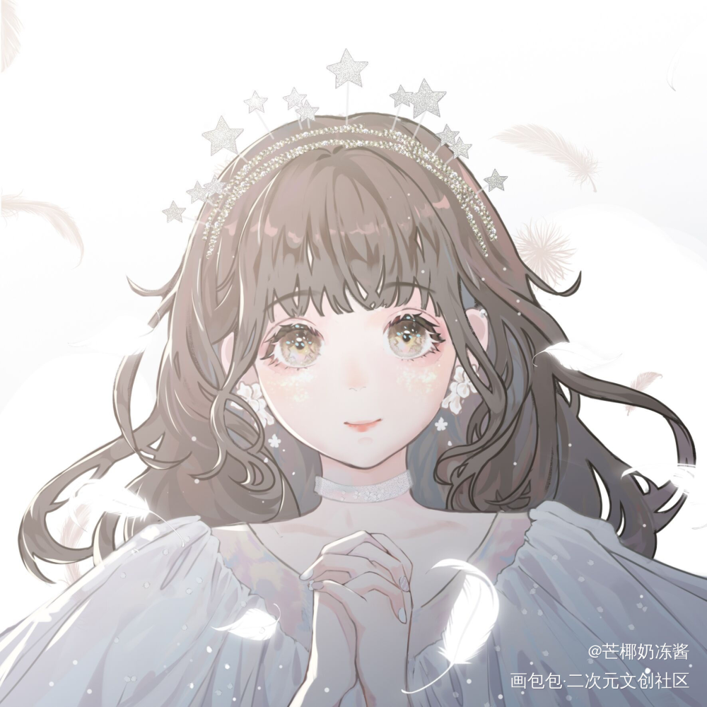 头像_少女头像原创绘画作品