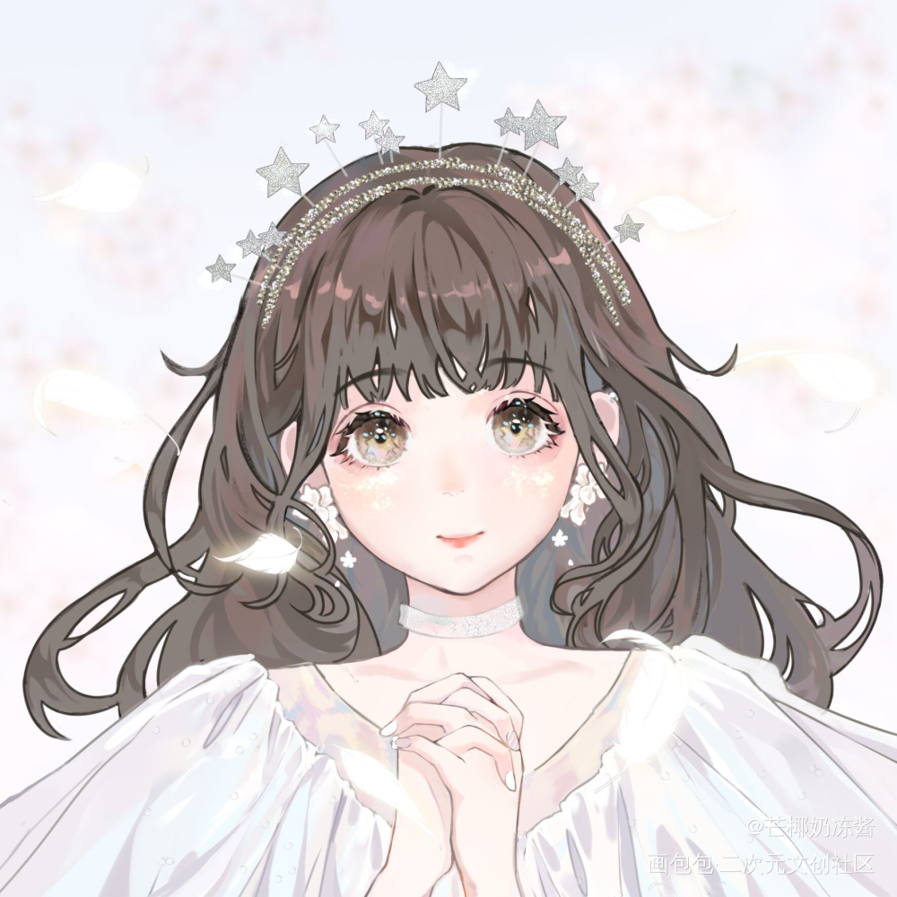 头像_少女头像原创绘画作品
