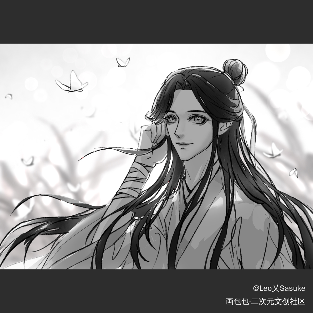 开心_天官赐福绘画作品