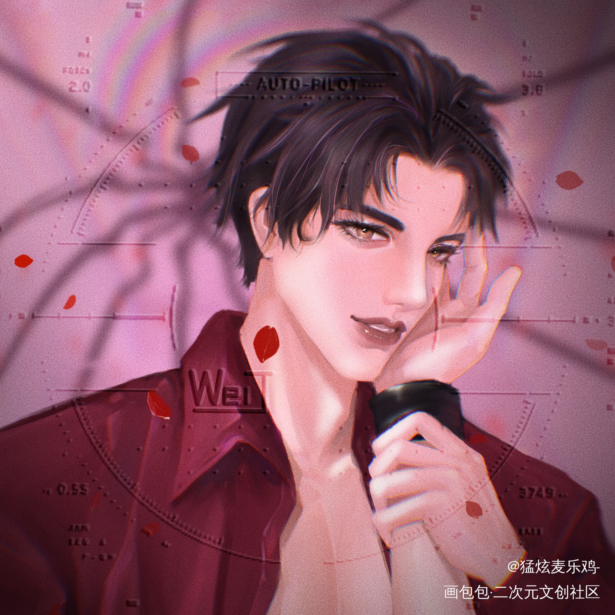 赵锦辛_谁把谁当真188男团妹叔厚涂绘画作品