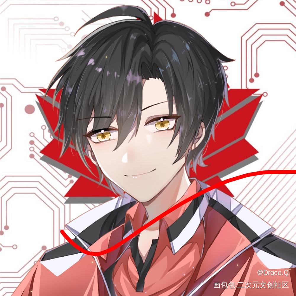是意气风发的小队长！_全职高手叶修平涂绘画作品