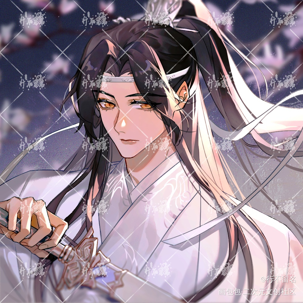 青年叽_魔道祖师忘羡蓝忘机魏无羡绘画作品