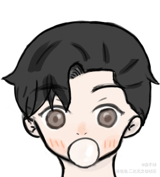 q版简哥_你却爱着一个傻逼绘画作品