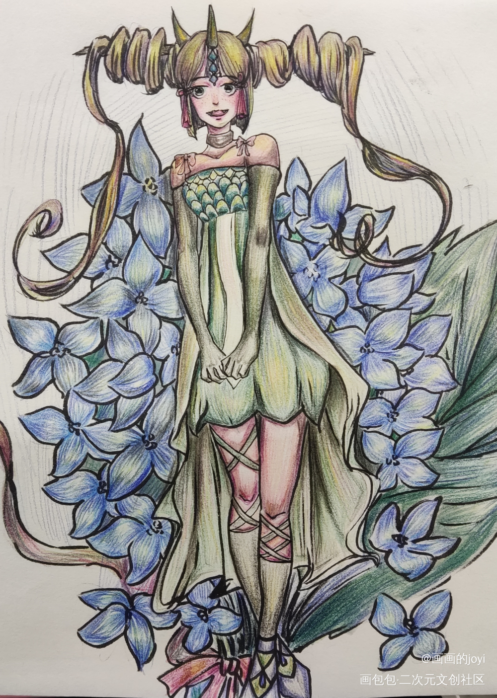 画画的joyi的绘画作品_画包包