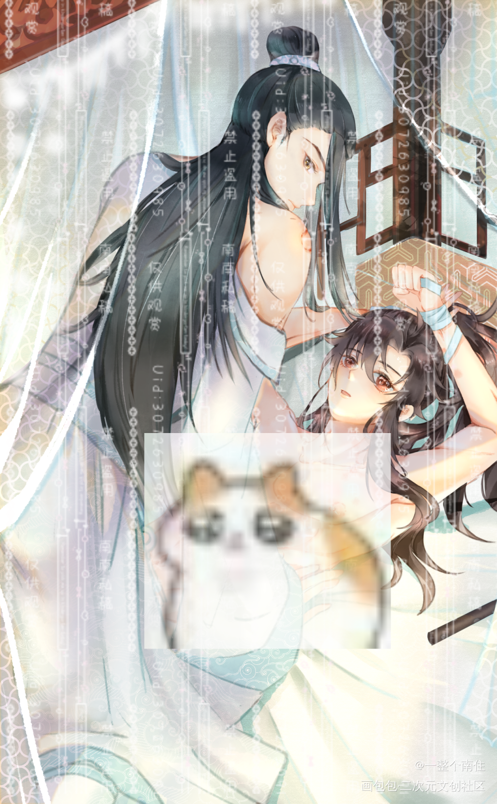 汪叽：盯(￣.￣)_魔道祖师忘羡我要上首推绘画作品