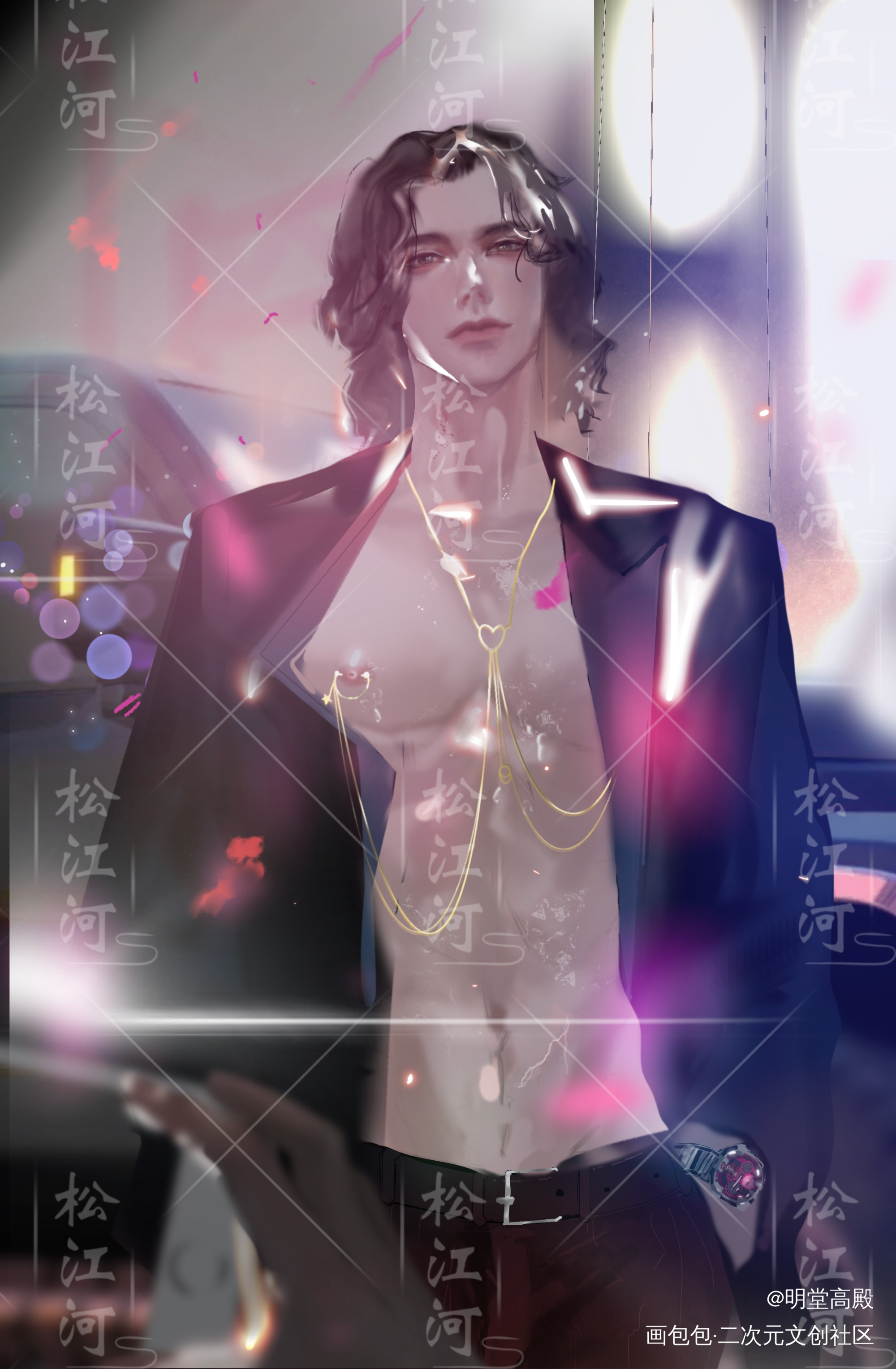 宋居寒_一醉经年188男团寒故绘画作品