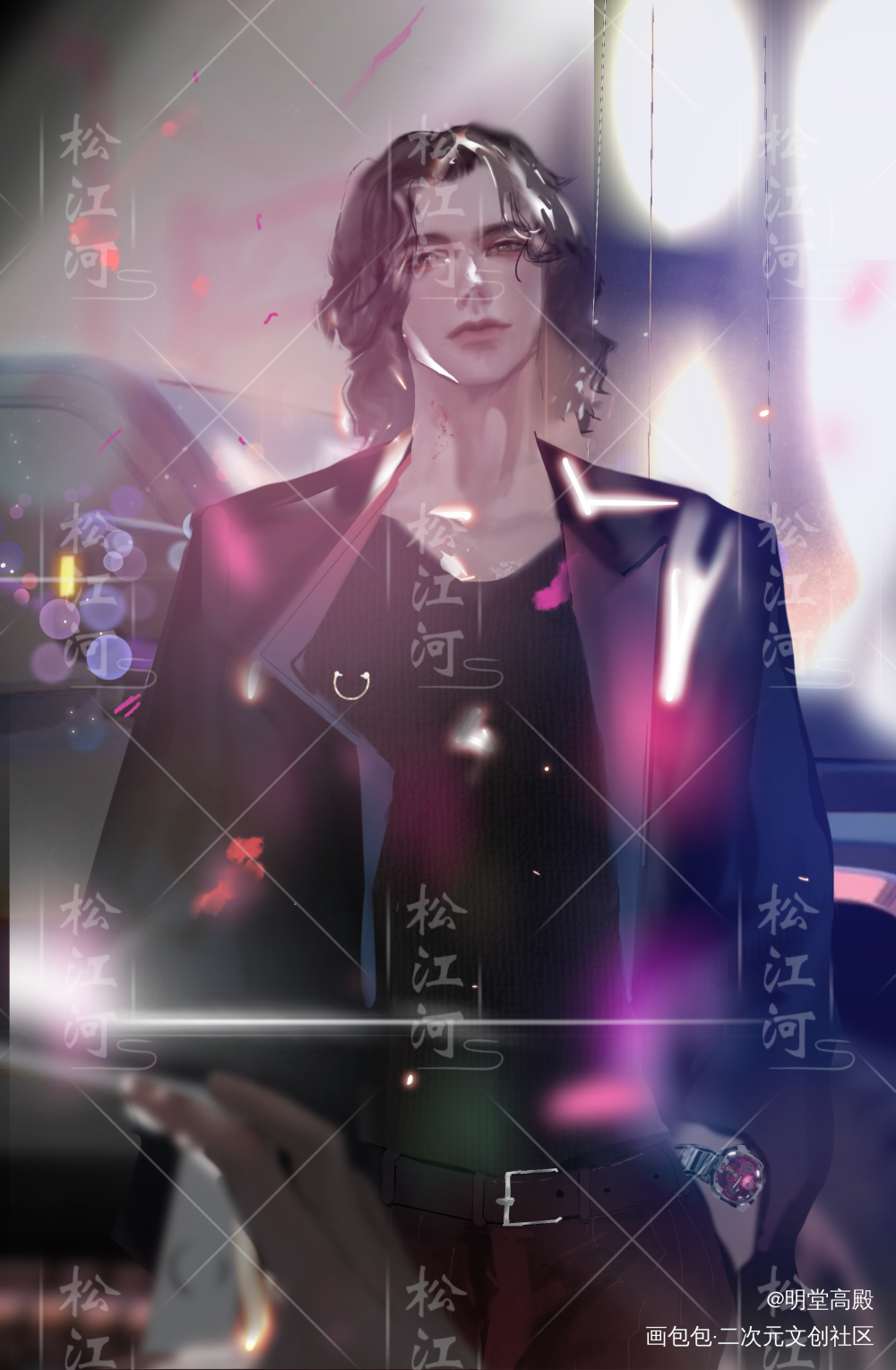 宋居寒_一醉经年188男团寒故绘画作品
