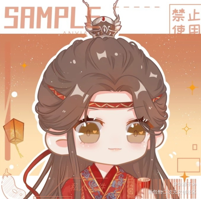 【小彩蛋】——汪叽_魔道祖师忘羡Q版绘画作品