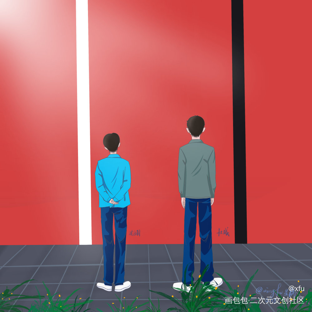 城心城翊_平涂猎罪图鉴procreate绘画作品