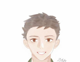 白新羽生日快乐_绘画作品