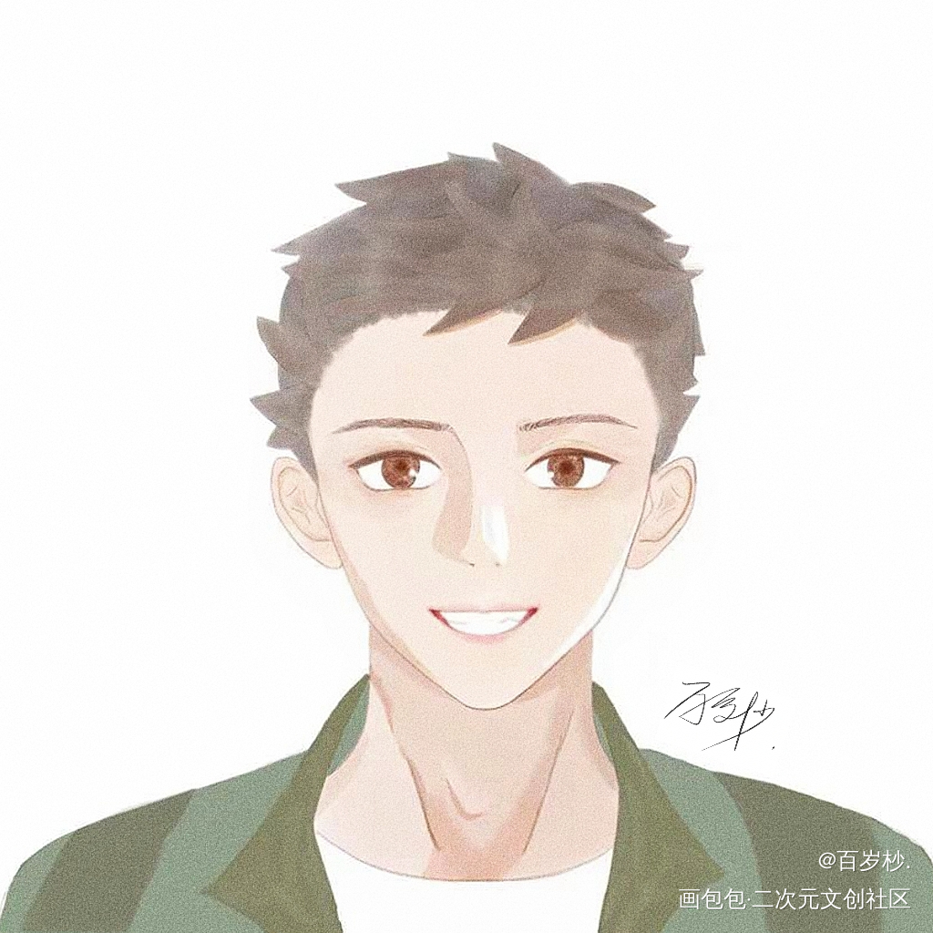 白新羽生日快乐_小白杨188男团白新羽绘画作品