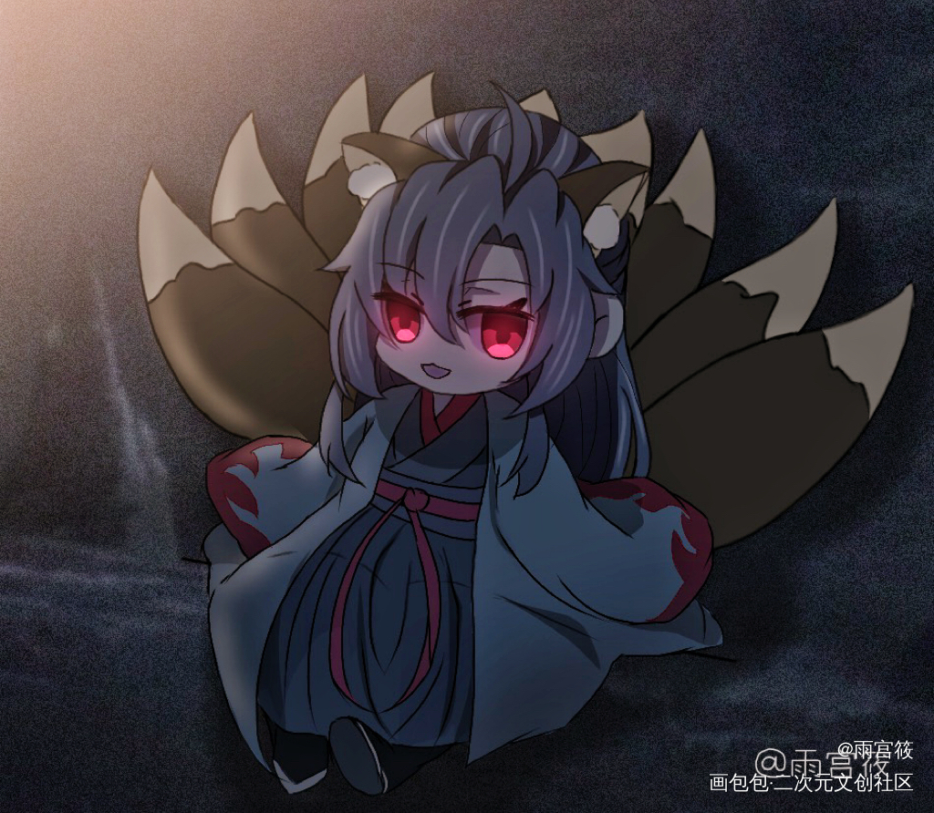 小狐狸羡_魔道祖师魏无羡绘画作品