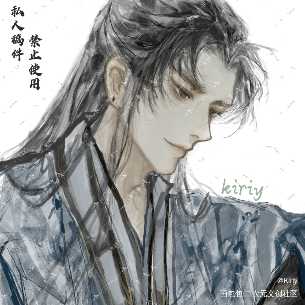 一对群秀古风头像_娘娘腔188男团群秀绘画作品