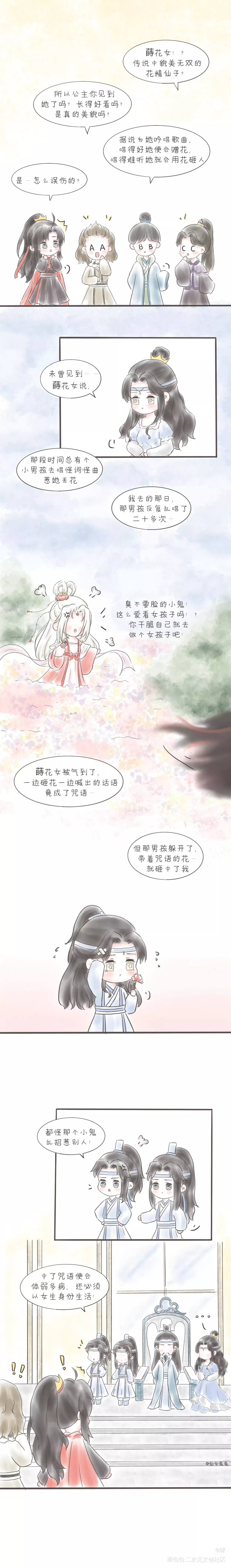 小条漫中下_魔道祖师忘羡Q版我要上首推绘画作品