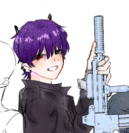 只是oc_平涂绘画作品