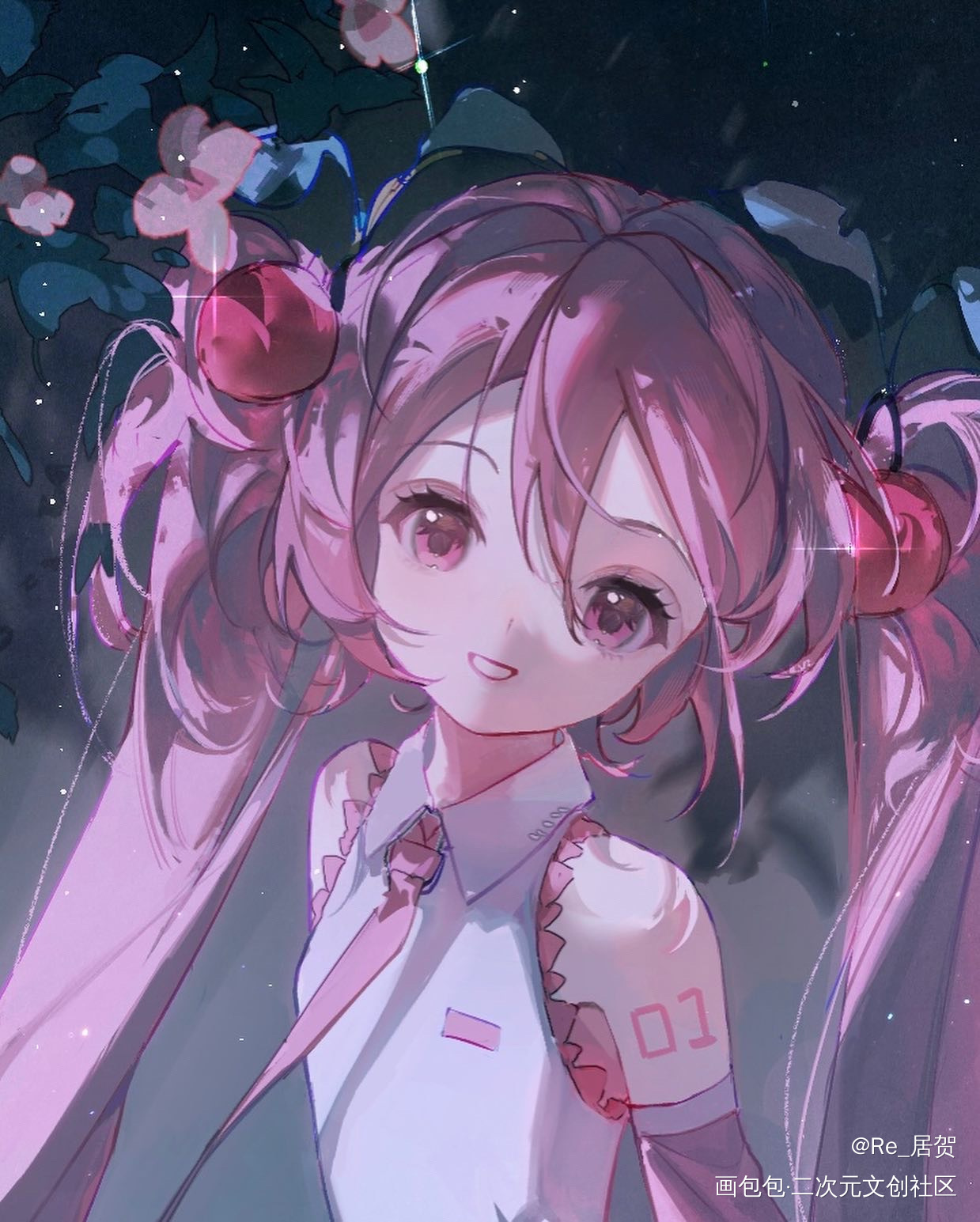 ?Miku_初音未来日系绘画作品