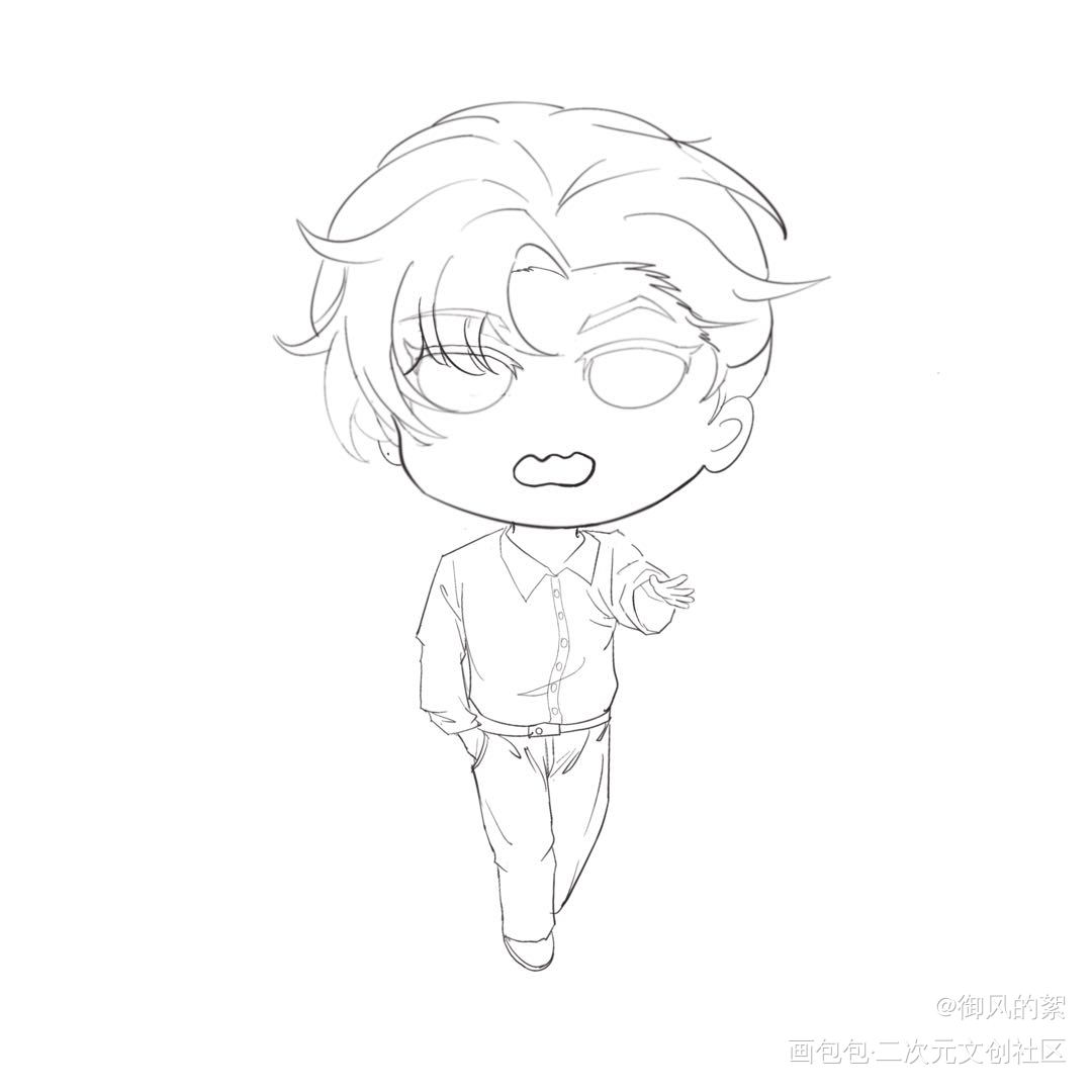 让我摸摸_你却爱着一个傻逼188男团简隋英Q版绘画作品