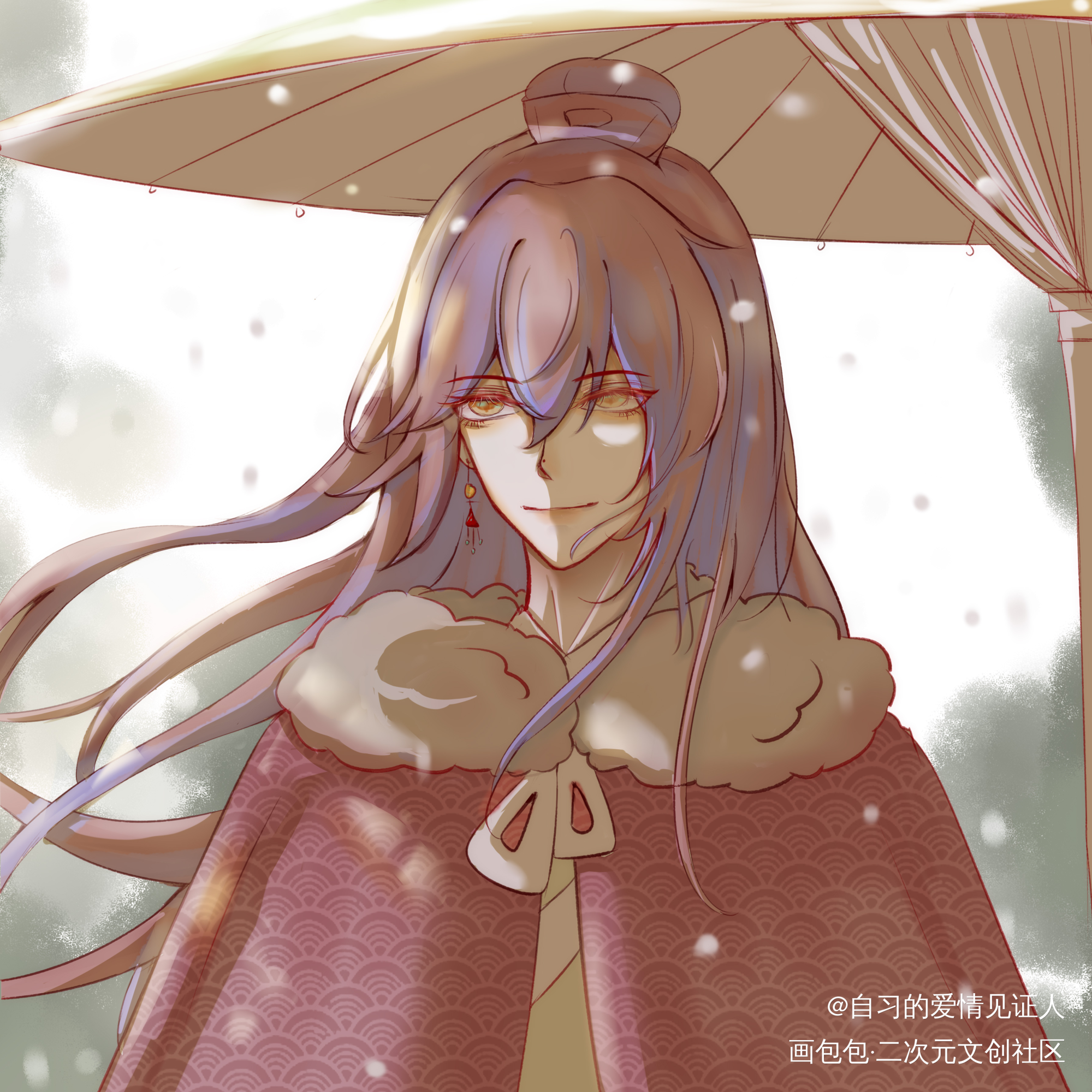 自习_我只喜欢你的人设绘画作品