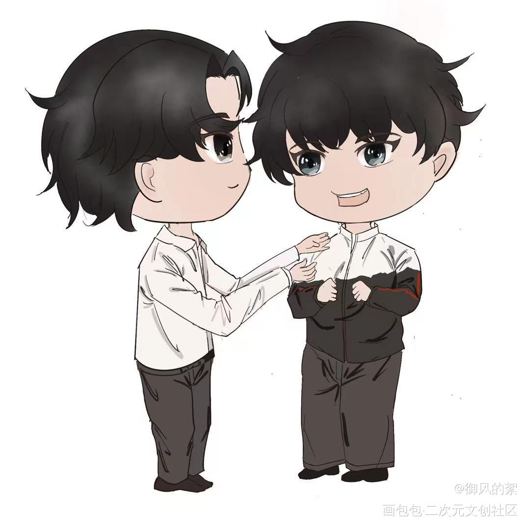 李简_你却爱着一个傻逼188男团李简李玉简隋英Q版绘画作品