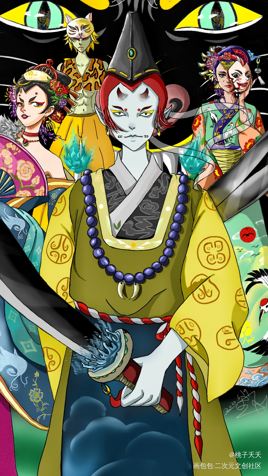 《无神》_古风日系绘画作品