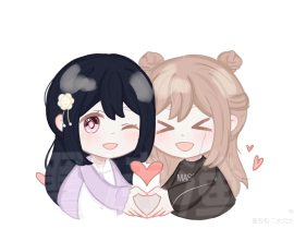 和老婆的贴贴！_绘画作品