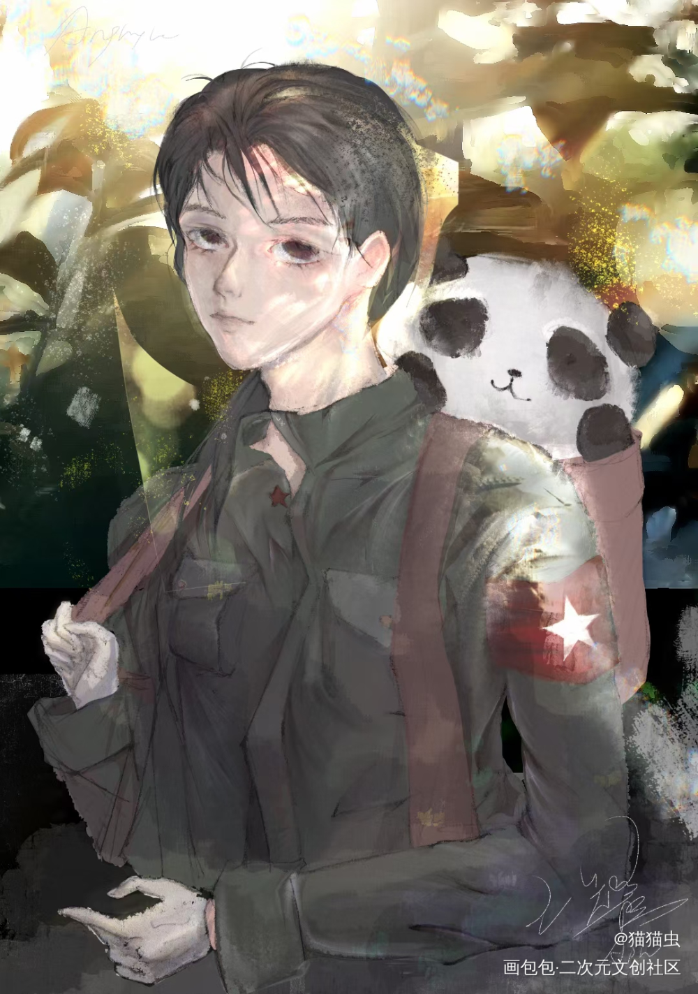 军装耀_黑塔利亚绘画作品