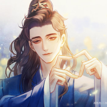 摸个可爱闲宝儿快乐一下～_摸鱼庆余年范闲板绘古风日系头像张若昀