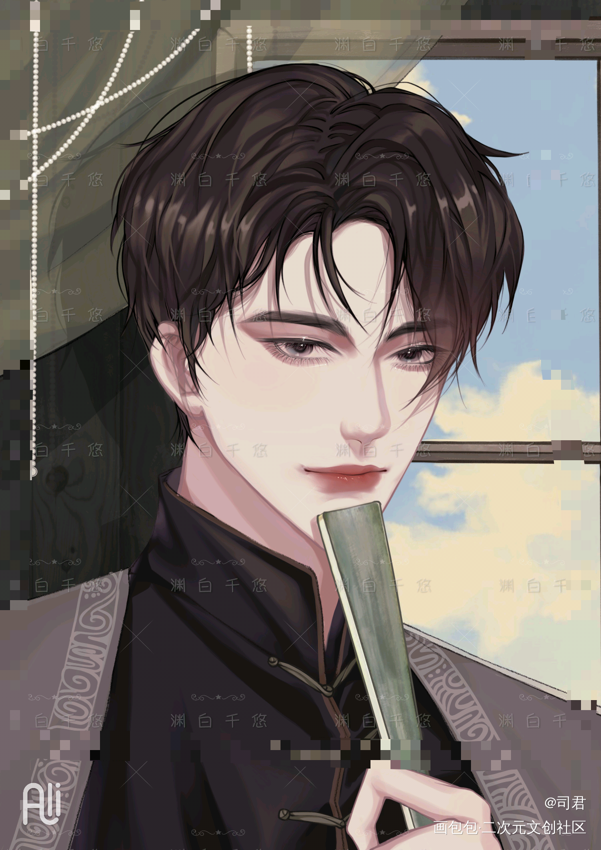 _你却爱着一个傻逼李简绘画作品