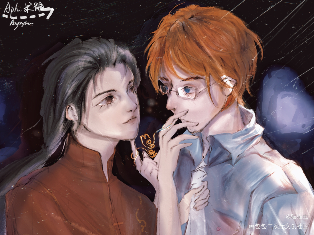 金钱组_黑塔利亚绘画作品
