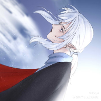 任他沉沦-任他坠落_光遇林克平涂头像光遇林克绘画绘画作品