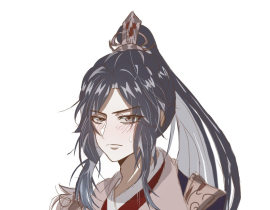 一个漫画版的慕情草头_绘画作品