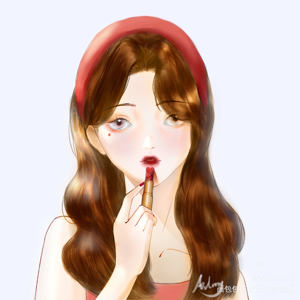 头像_平涂绘画作品