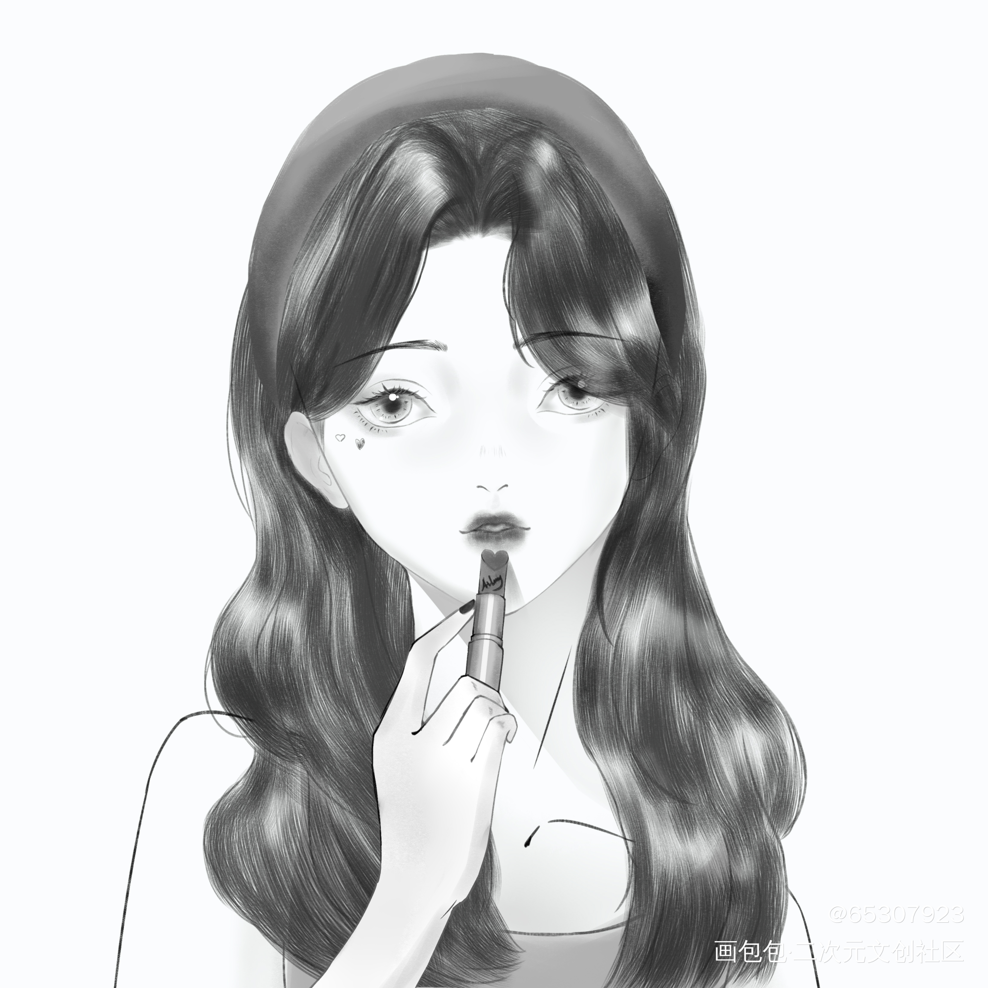 头像_平涂绘画作品
