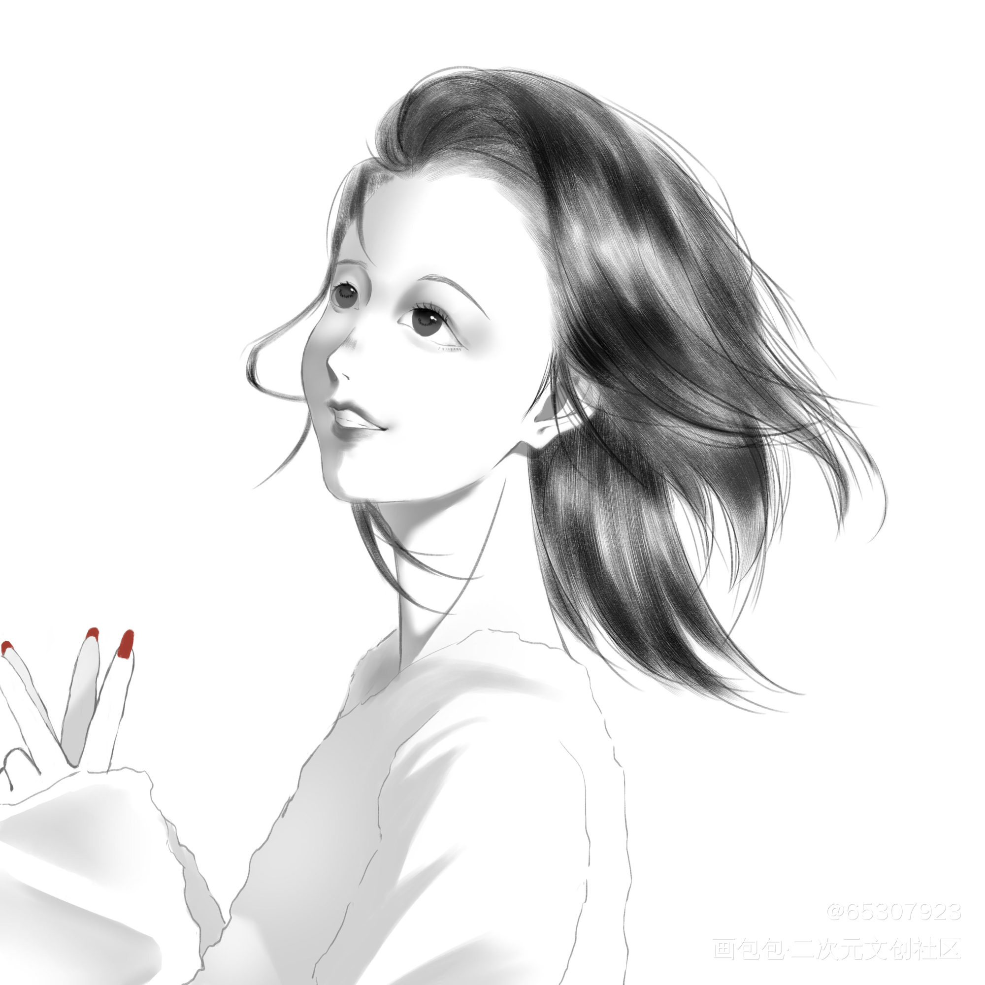 头像_平涂绘画作品