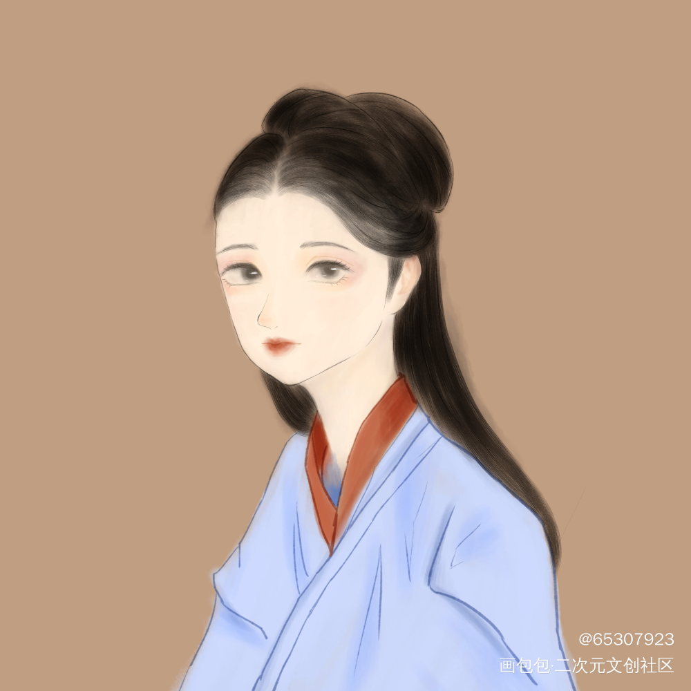 头像_平涂绘画作品