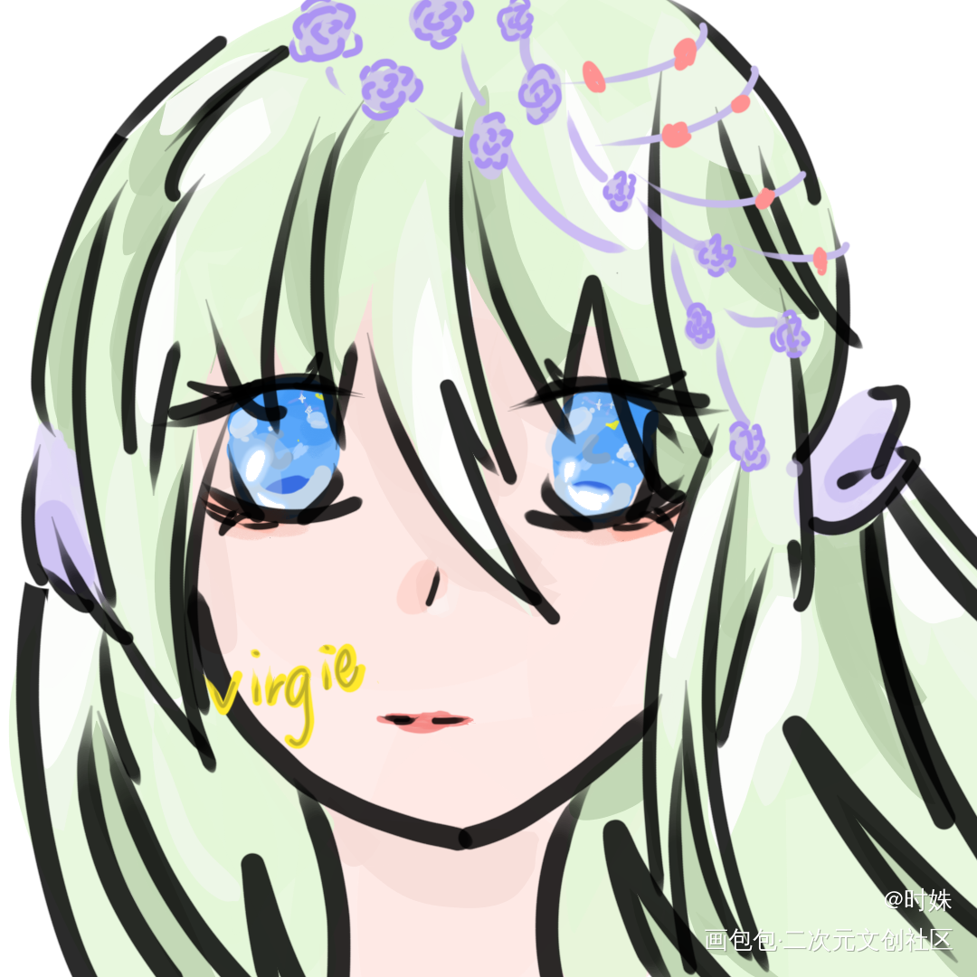 新新人设_平涂人设绘画作品